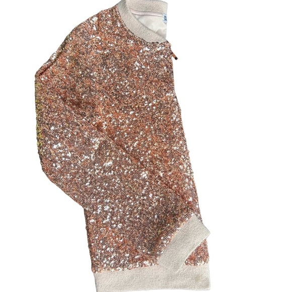 Epic Threads Gold Sequin Jacket zip up - Picture 6 of 6